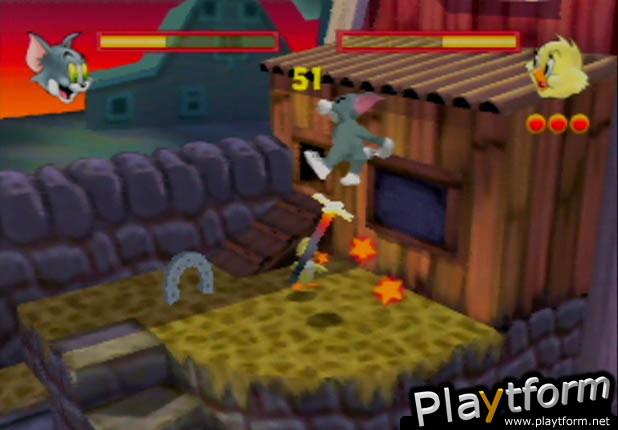 Tom and Jerry in Fists of Furry (Nintendo 64)