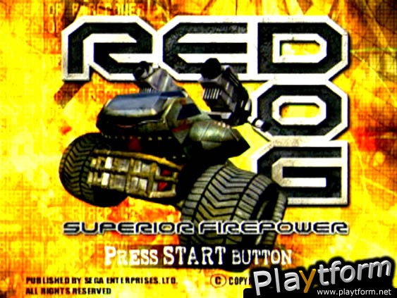 Red Dog: Superior Firepower (Dreamcast)