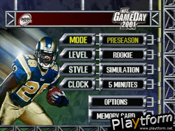 NFL GameDay 2001 (PlayStation)