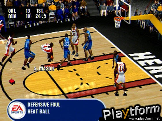 NBA Live 2001 (PlayStation)