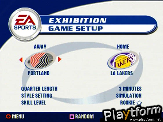 NBA Live 2001 (PlayStation)