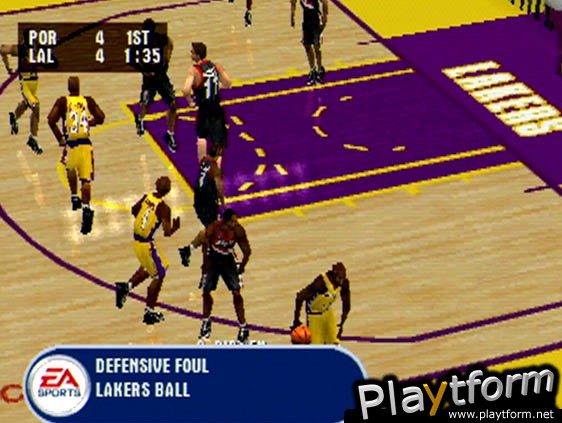 NBA Live 2001 (PlayStation)