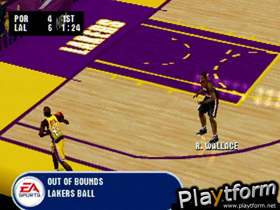 NBA Live 2001 (PlayStation)