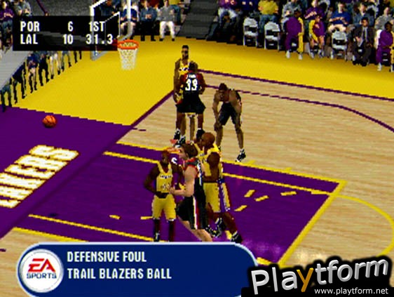 NBA Live 2001 (PlayStation)