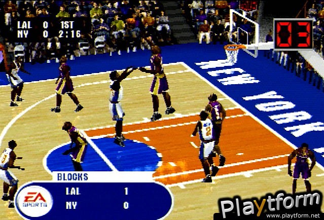 NBA Live 2001 (PlayStation)