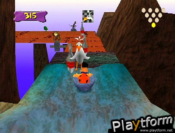 The Flintstones: Bedrock Bowling (PlayStation)