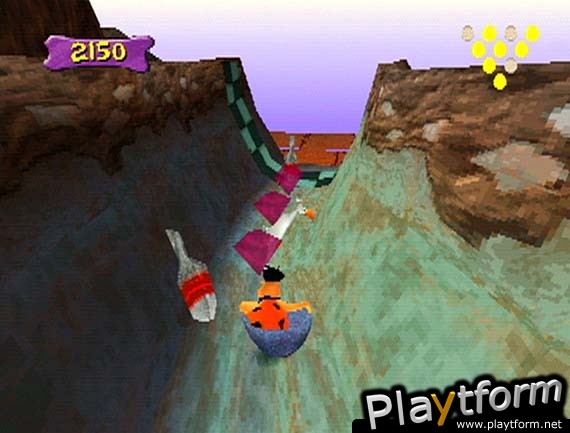 The Flintstones: Bedrock Bowling (PlayStation)