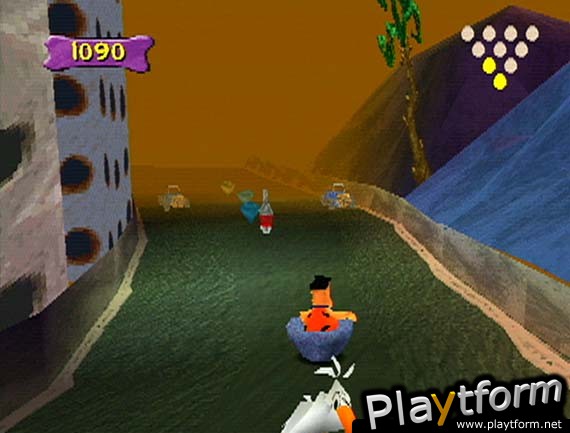 The Flintstones: Bedrock Bowling (PlayStation)