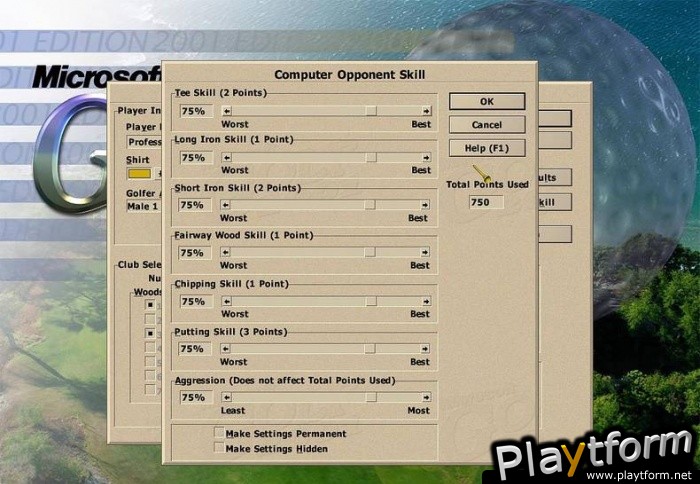 Microsoft Golf 2001 Edition (PC)