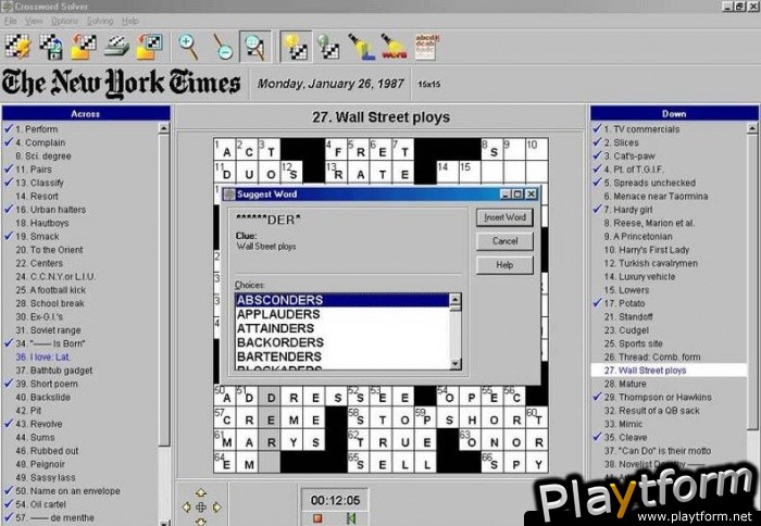 The New York Times Crossword Puzzles (PC)