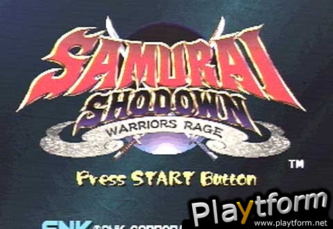 Samurai Shodown: Warriors Rage (PlayStation)