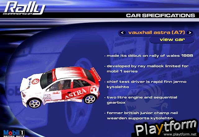 Mobil 1 Rally Championship (PlayStation)