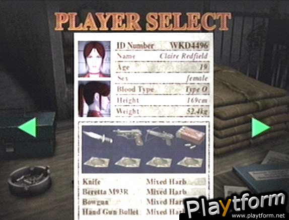 Resident Evil Code: Veronica (Dreamcast)