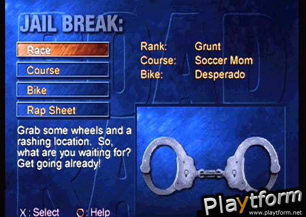 Road Rash: Jailbreak (PlayStation)