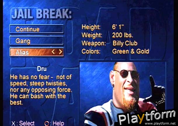 Road Rash: Jailbreak (PlayStation)