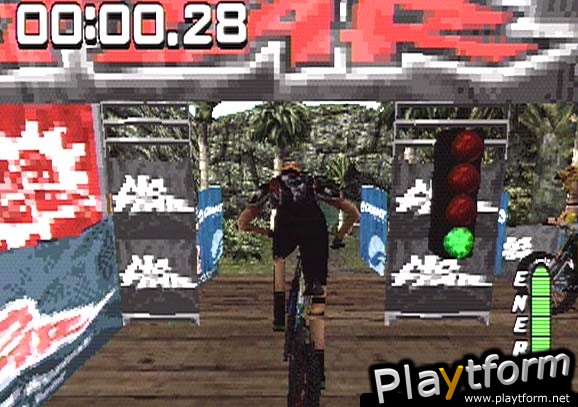 No Fear Downhill Mountain Biking (PlayStation)