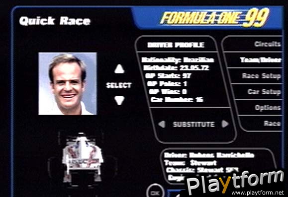 Formula One 99 (PlayStation)