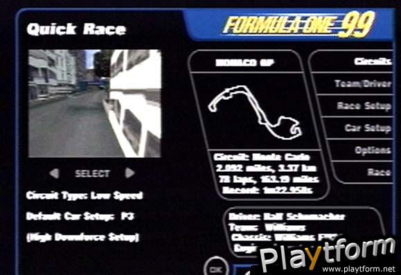 Formula One 99 (PlayStation)