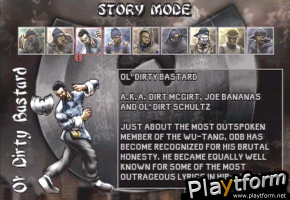 Wu-Tang: Shaolin Style (PlayStation)