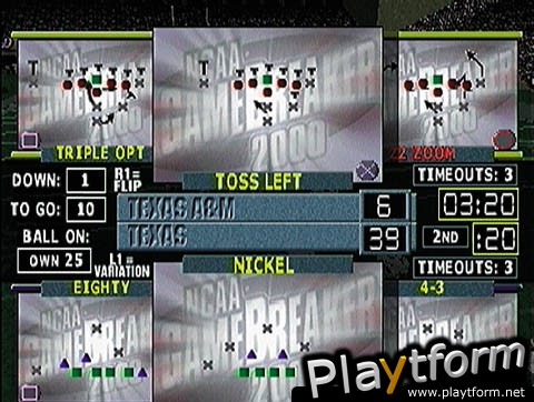 NCAA GameBreaker 2000 (PlayStation)