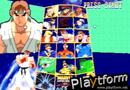 Marvel Super Heroes vs. Street Fighter (PlayStation)