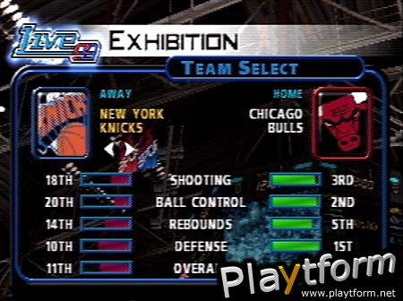 NBA Live 99 (PlayStation)