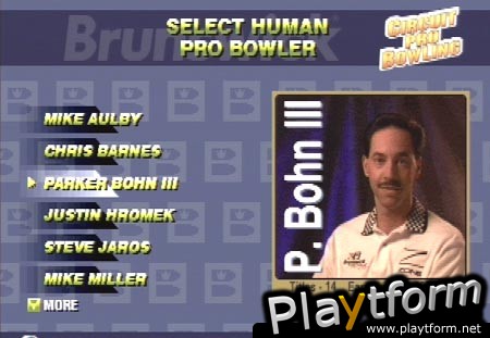 Brunswick Circuit Pro Bowling (PlayStation)