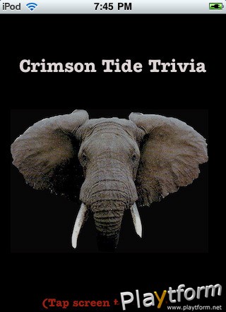 Crimson Tide Football Trivia (iPhone/iPod)