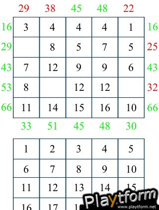 Vertical Numbers (iPhone/iPod)