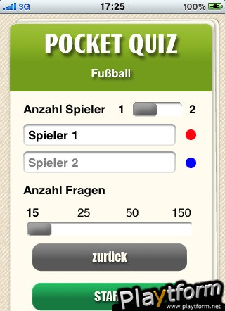 Pocket Quiz: Fuball (iPhone/iPod)