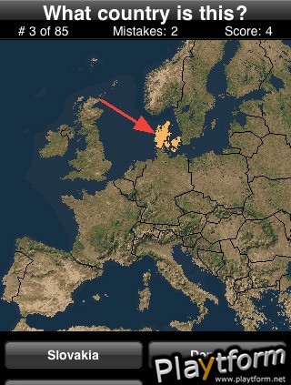 A Geography Map Quiz Part 3 (iPhone/iPod)