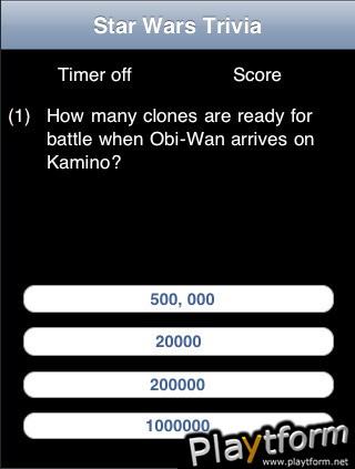 Star Wars Movie Trivia (iPhone/iPod)