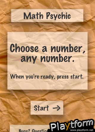 Math Psychic (iPhone/iPod)