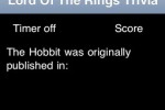 Lord Of The Rings Movie Trivia (iPhone/iPod)