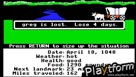 The Oregon Trail (Apple II)