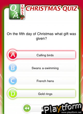 Christmas Trivia Quiz (iPhone/iPod)