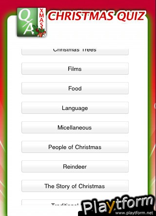 Christmas Trivia Quiz (iPhone/iPod)