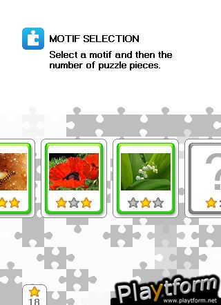 Puzzle to go: flowers & patterns (iPhone/iPod)