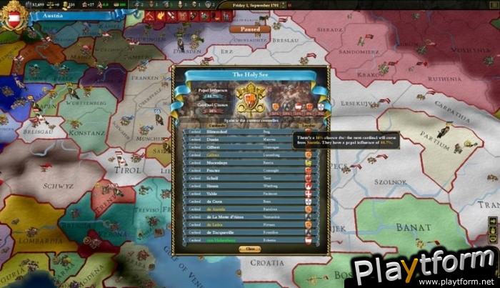 Europa Universalis III: Heir to the Throne (PC)