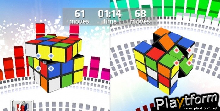 Rubik's Puzzle Galaxy: RUSH (Wii)