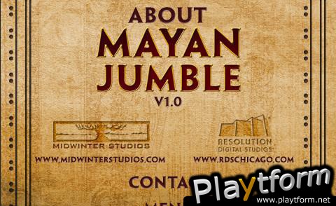 Mayan Jumble (iPhone/iPod)