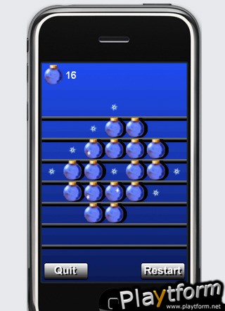 a Blue Christmas Peg ! (iPhone/iPod)