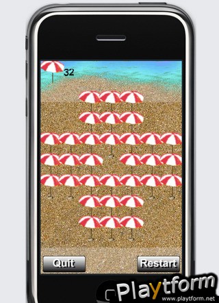 a Red Beach Umbrella Peg ! (iPhone/iPod)