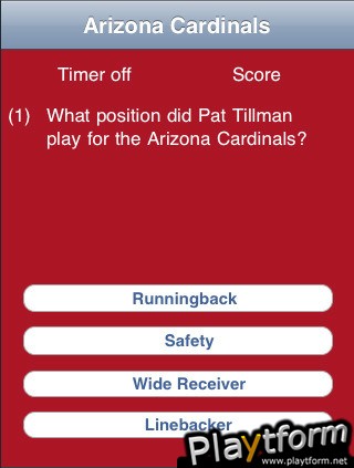 Arizona Cardinals Football Trivia (iPhone/iPod)