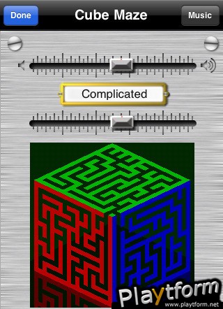 Amazing Cube Maze (iPhone/iPod)