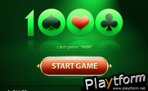 Card game 1000. (iPhone/iPod)