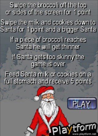 A Skinny Santa Christmas Game (iPhone/iPod)