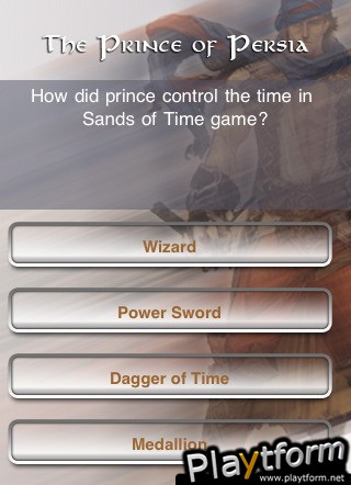 The Prince of Persia Quiz (iPhone/iPod)