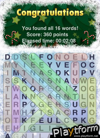 Santa's Christmas Word Search (iPhone/iPod)