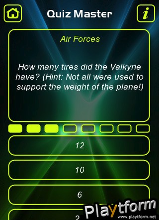 Air Forces Trivia Quiz (iPhone/iPod)